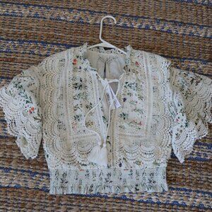 NWT Alice and Olivia Blouse Georgia Floral
